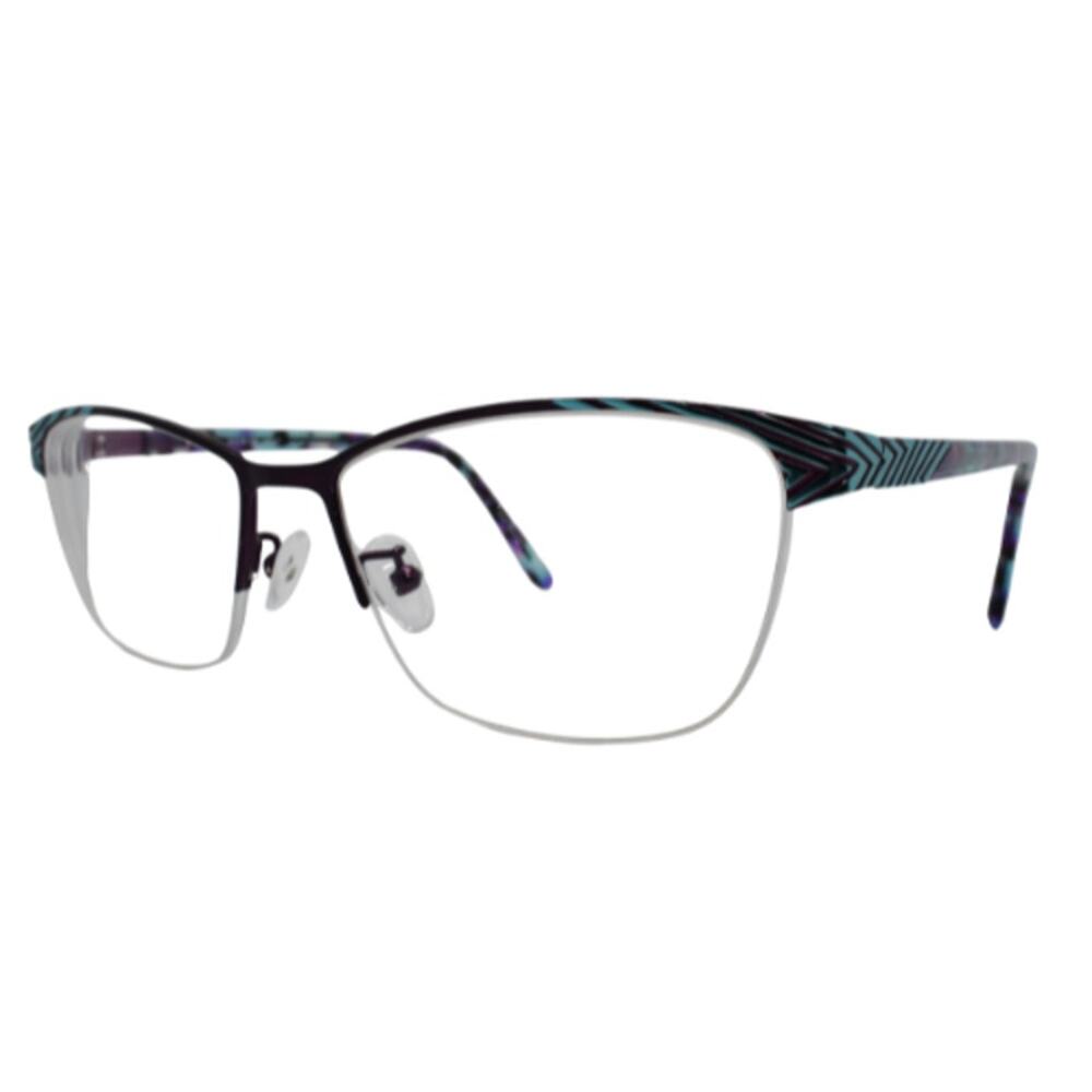 Wittnauer Charlene Violet 54-16-145mm Eyeglasses FRAMES ONLY - VERY GOOD